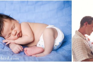 Squishy newborn and family photography