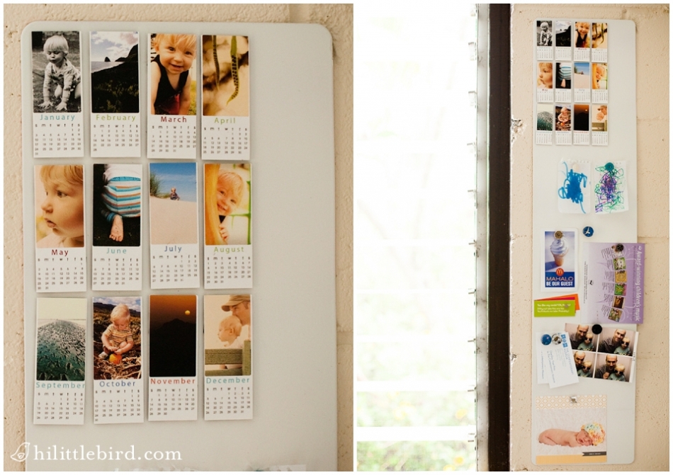 photo calendar minicards